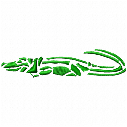 Reptiles Embroidery Design 2